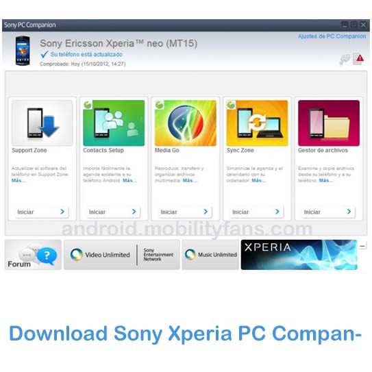 Xperia Companion Download